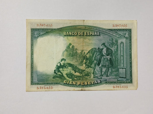 Spain 100Peseta 1931 P83 Used N1