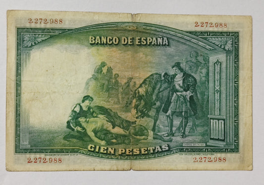 Spain 100Peseta 1931 P83 Used N2