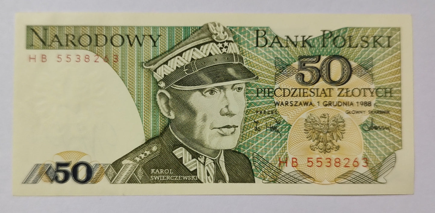 Poland 50 Zlotych UNC P142c