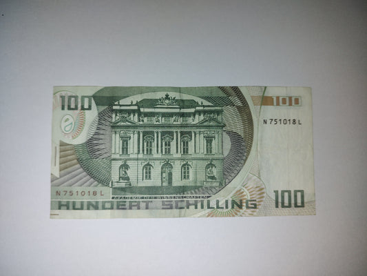 Austria 100 Schilling 1984 P150 Used note