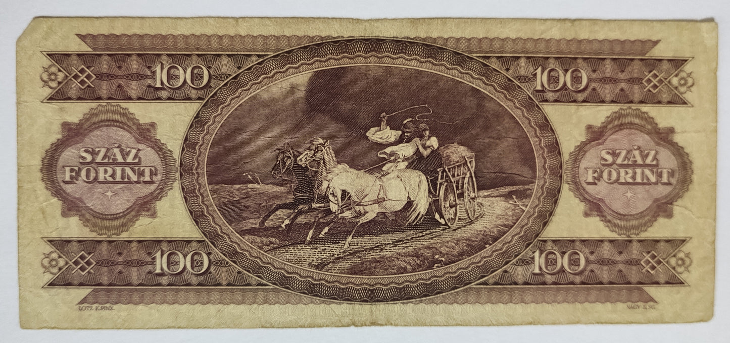 Hungary 100 forint 1968 P171d used