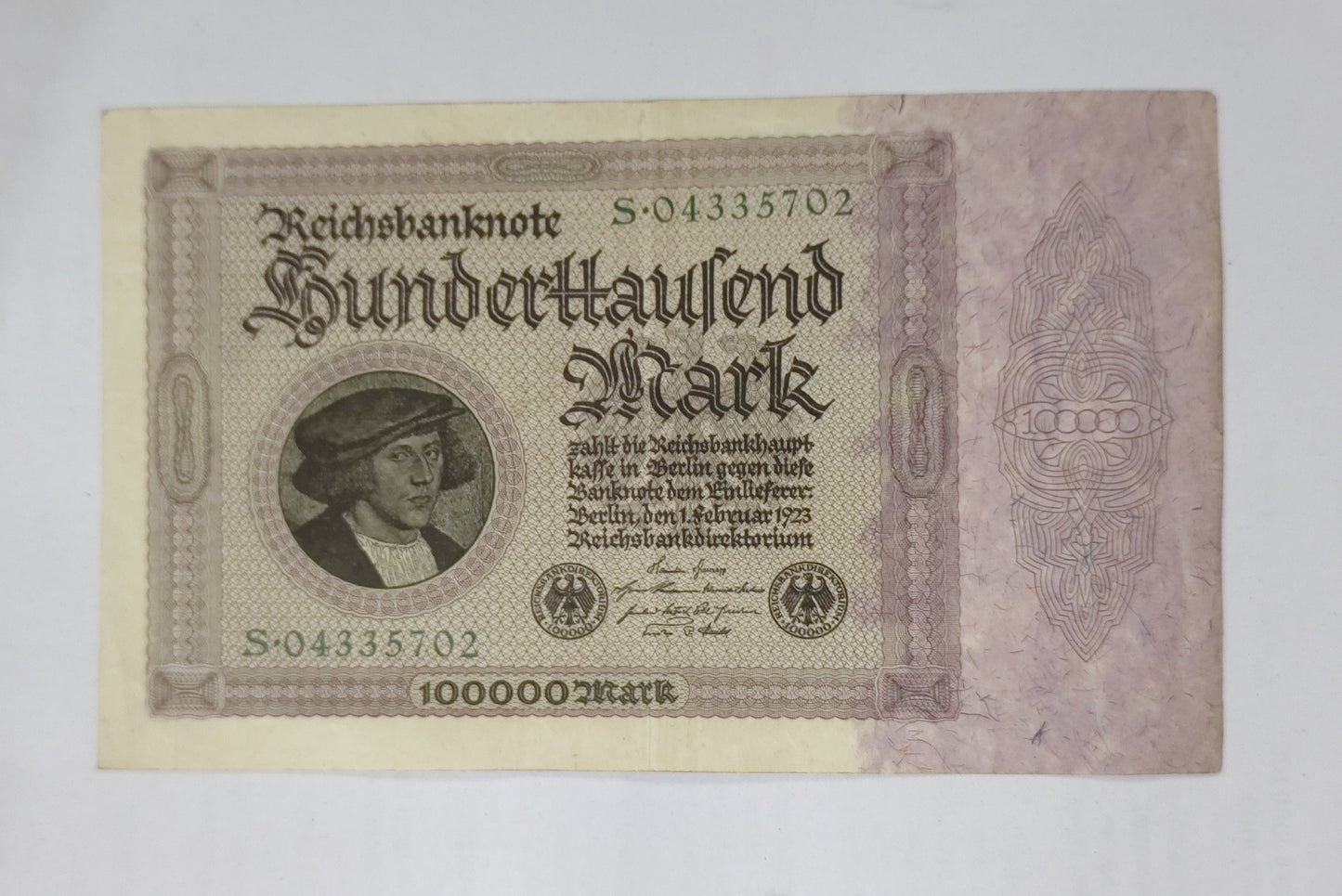 Germany 100000 Mark 1922 P83 Used