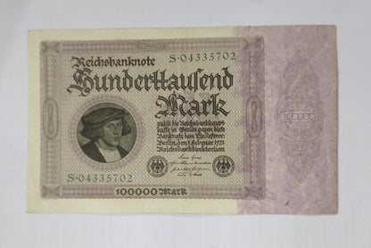 Germany 100000 Mark 1922 P83 Used