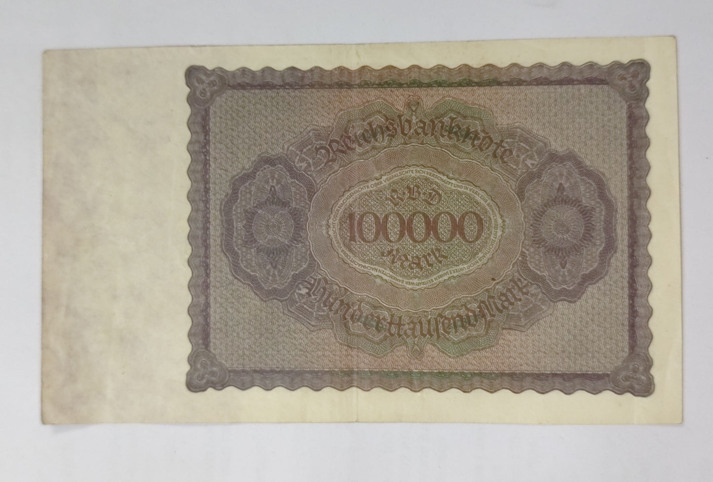 Germany 100000 Mark 1922 P83 Used