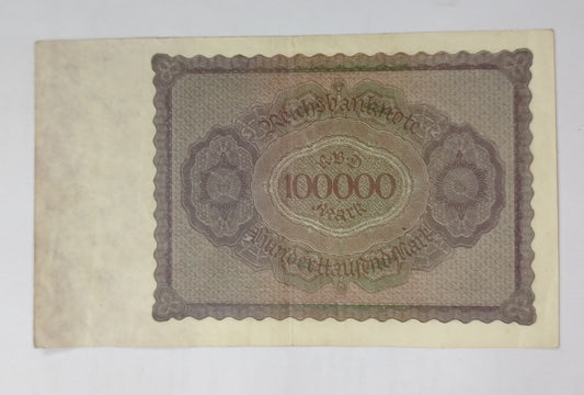 Germany 100000 Mark 1922 P83 N1 Used