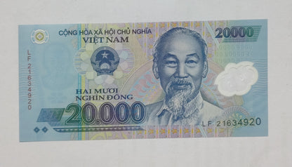 Vietnam 20000 Dong 2021  UNC Polymer