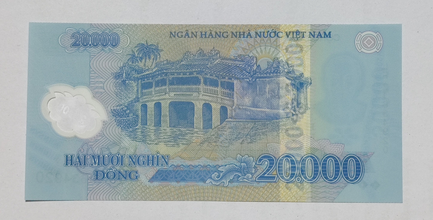 Vietnam 20000 Dong 2021  UNC Polymer