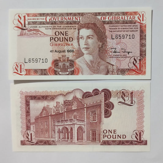Gibraltar 1 Pound 1988 P20 UNC
