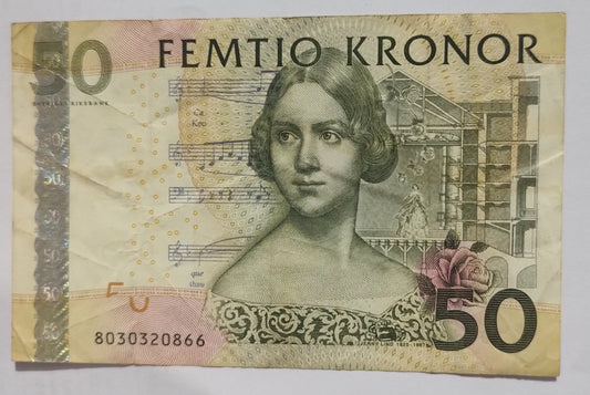 SWEDEN 50 Kronor 2008 P64 used