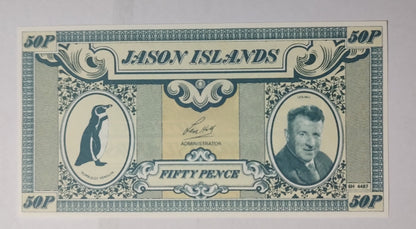 (Falkland island ) Jason Islands private issue  50 pense  1979