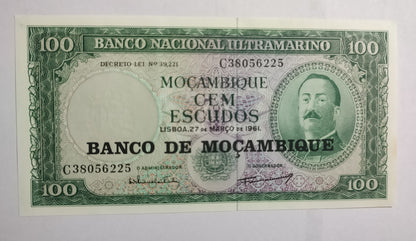 MOZAMBIQUE 100 ESCUDOS 1976 P-117 UNC