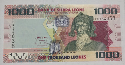 Sierra Leone 1000 Leones 2013 Banknote P13b UNC
