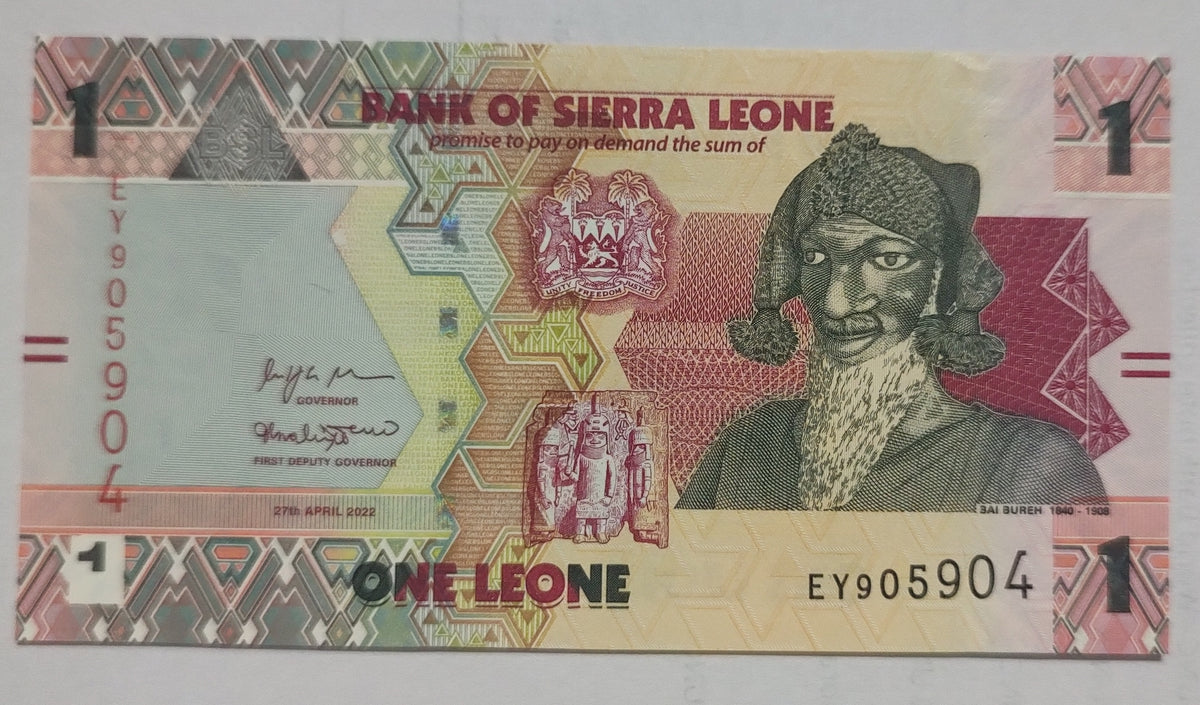 Sierra Leone 1 Leone 2022 P34 UNC Collectible