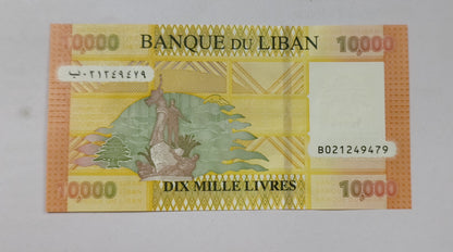 Lebanon 10000 Livres 2012 P92  UNC
