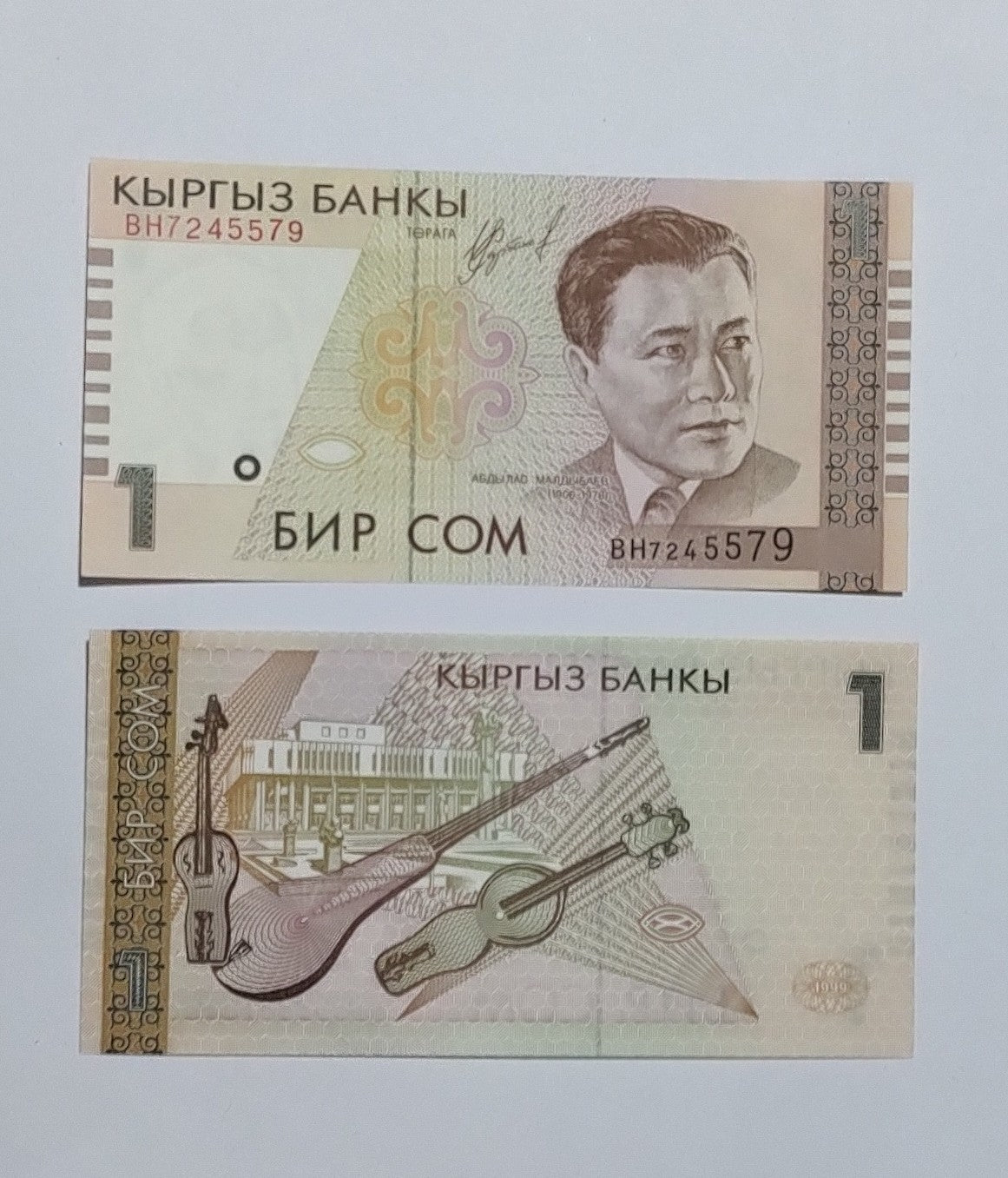 Kyrgyzstan 1 Som P15 UNC