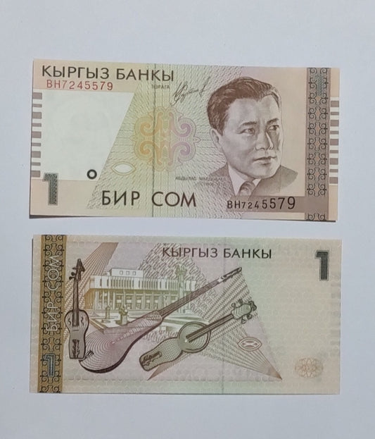 Kyrgyzstan 1 Som P15 UNC