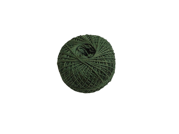 3ply Cotton Yarn for Crochet/Knitting Dark green - ZealHobbieZ