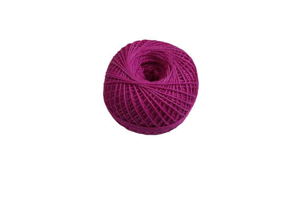 3ply Cotton Yarn for Crochet/Knitting meganta(pink) - ZealHobbieZ