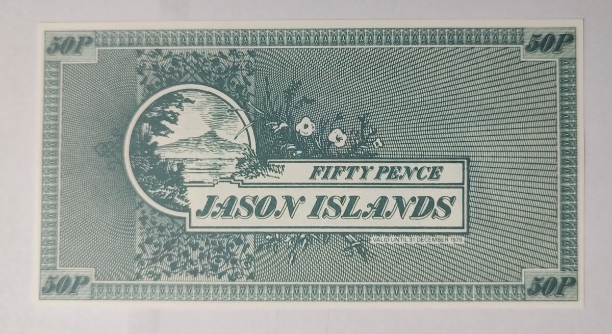 (Falkland island ) Jason Islands private issue  50 pense  1979