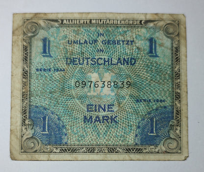 Germany 1 mark 1944 P192 Used ( DEUTSCHLAND) (Allied Military Authority)