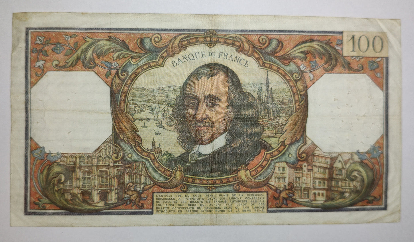 France 100 Francs 1974 P149 Used
